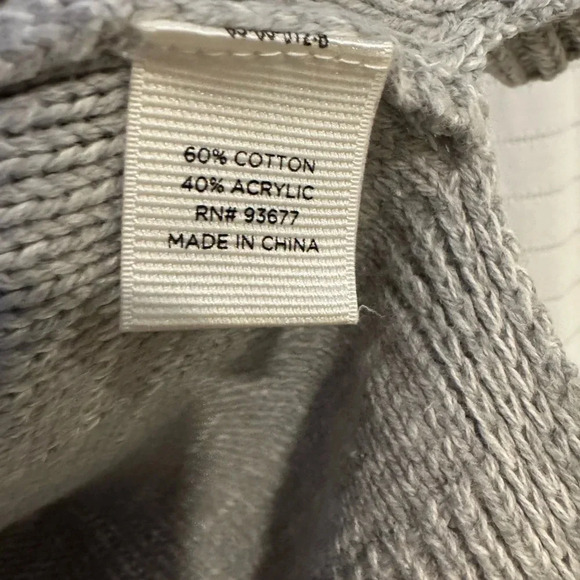 Stylus Crew Neck Gray Sweater - Picture 5 of 7